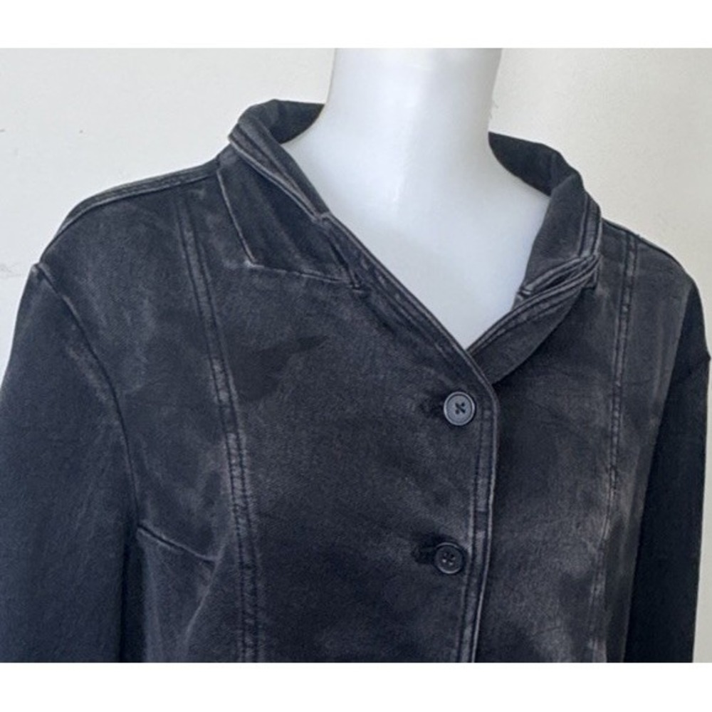 Rundholz Black Label Patana Plantations Denim Jacket Womens XL Black - Picture 12 of 14